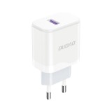 Tinklo įkroviklis 220V 18W USB 3.0 greito krovimo Dudao A20EU baltas (white)